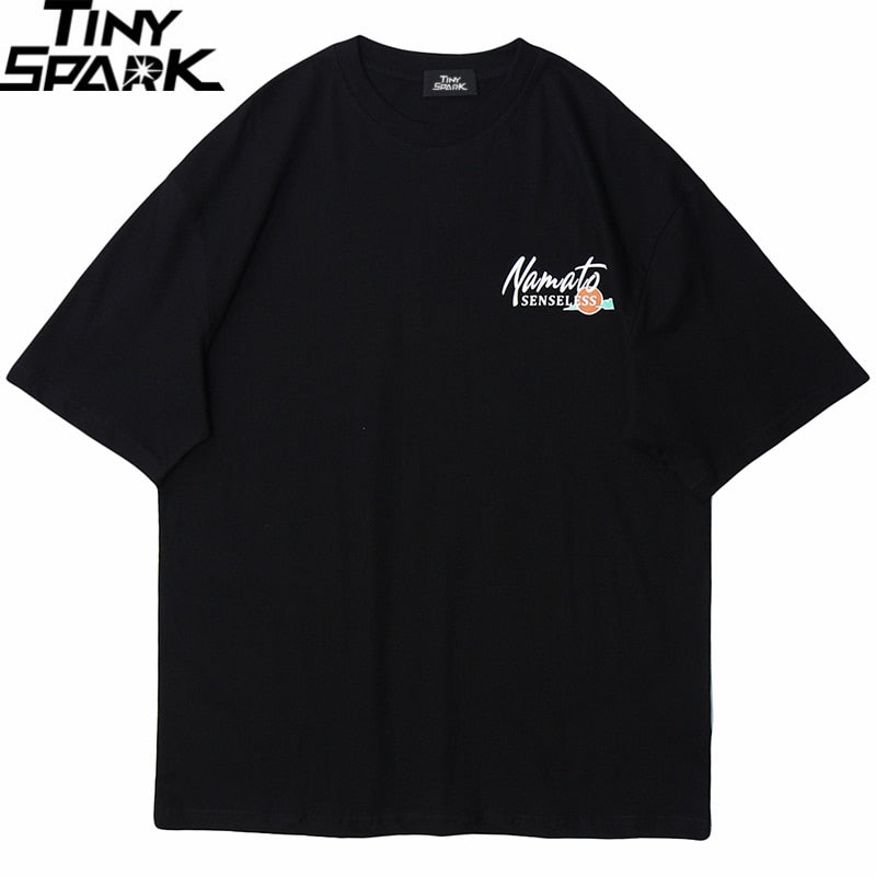 Vimost Shop Great Wave T-shirt featuring a Japanese wave design, short-sleeve streetwear for men, summer casual wear.