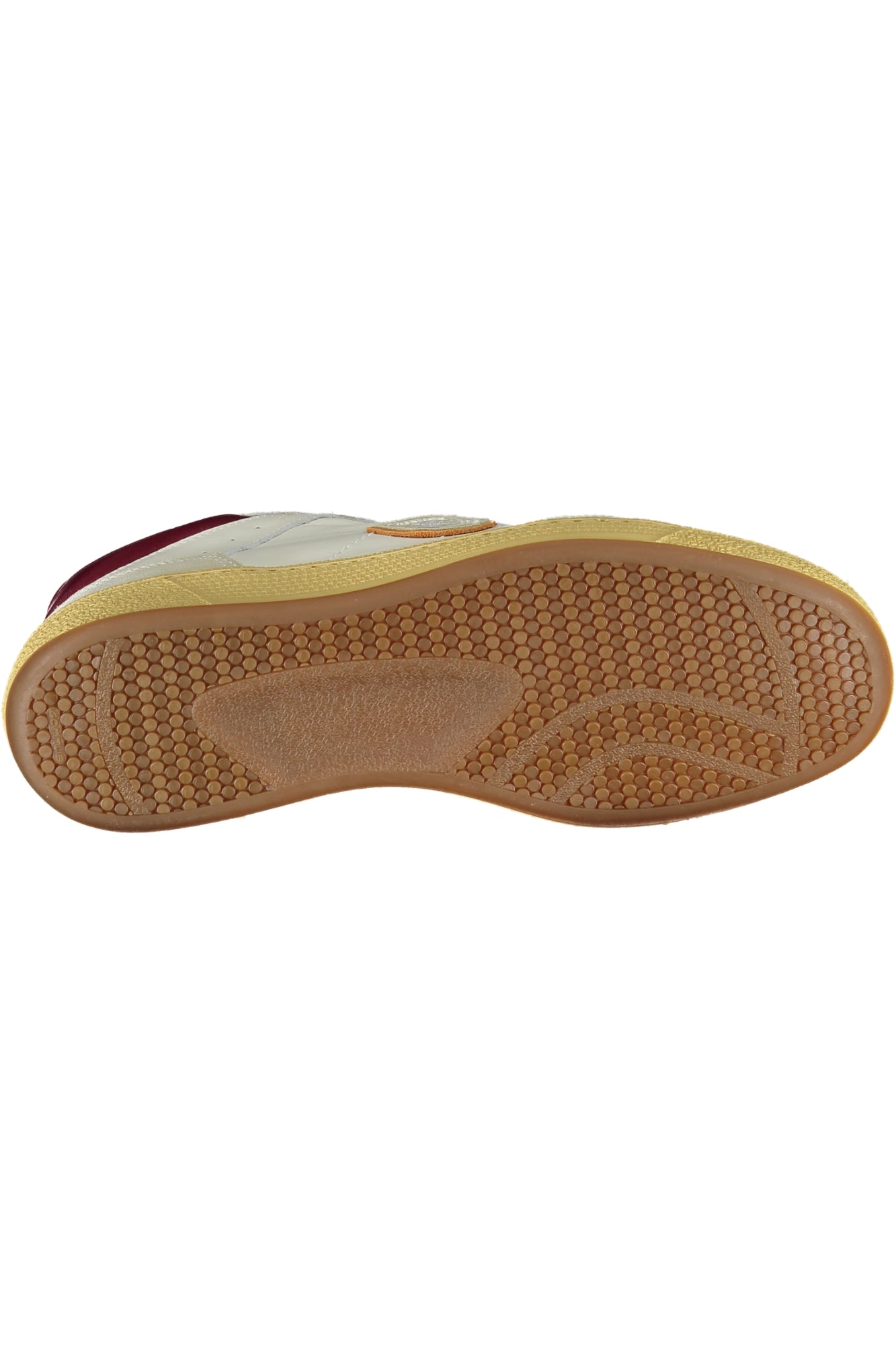 White men's BLAUER sports sneakers with breathable mesh and rubber soles, designed for active wear and casual style.