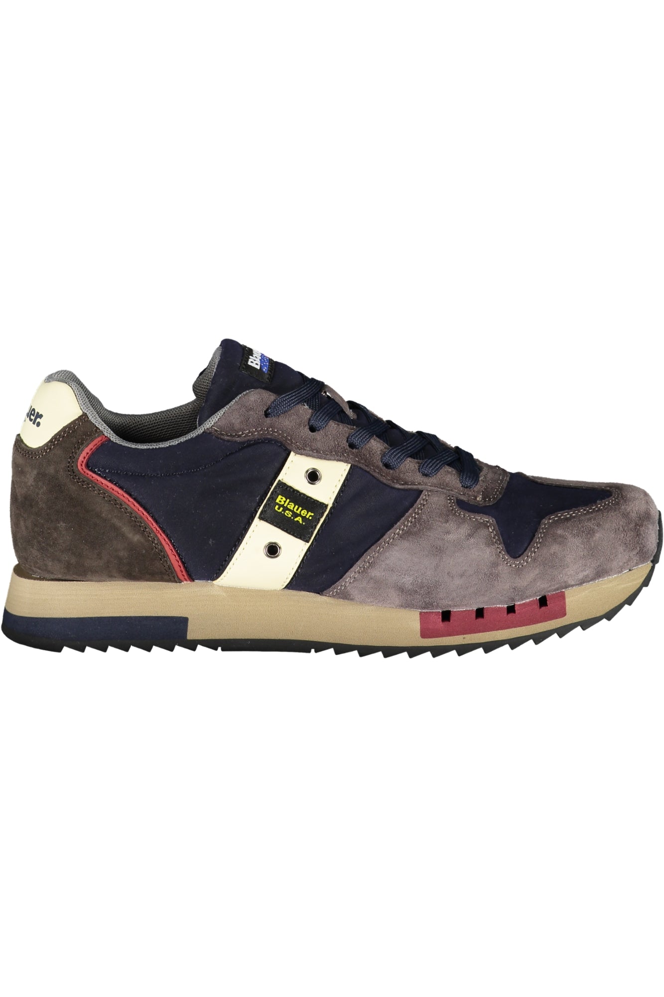 Blue Blauer men's sports sneakers with breathable mesh and cushioned soles, designed for active wear and athletic comfort.
