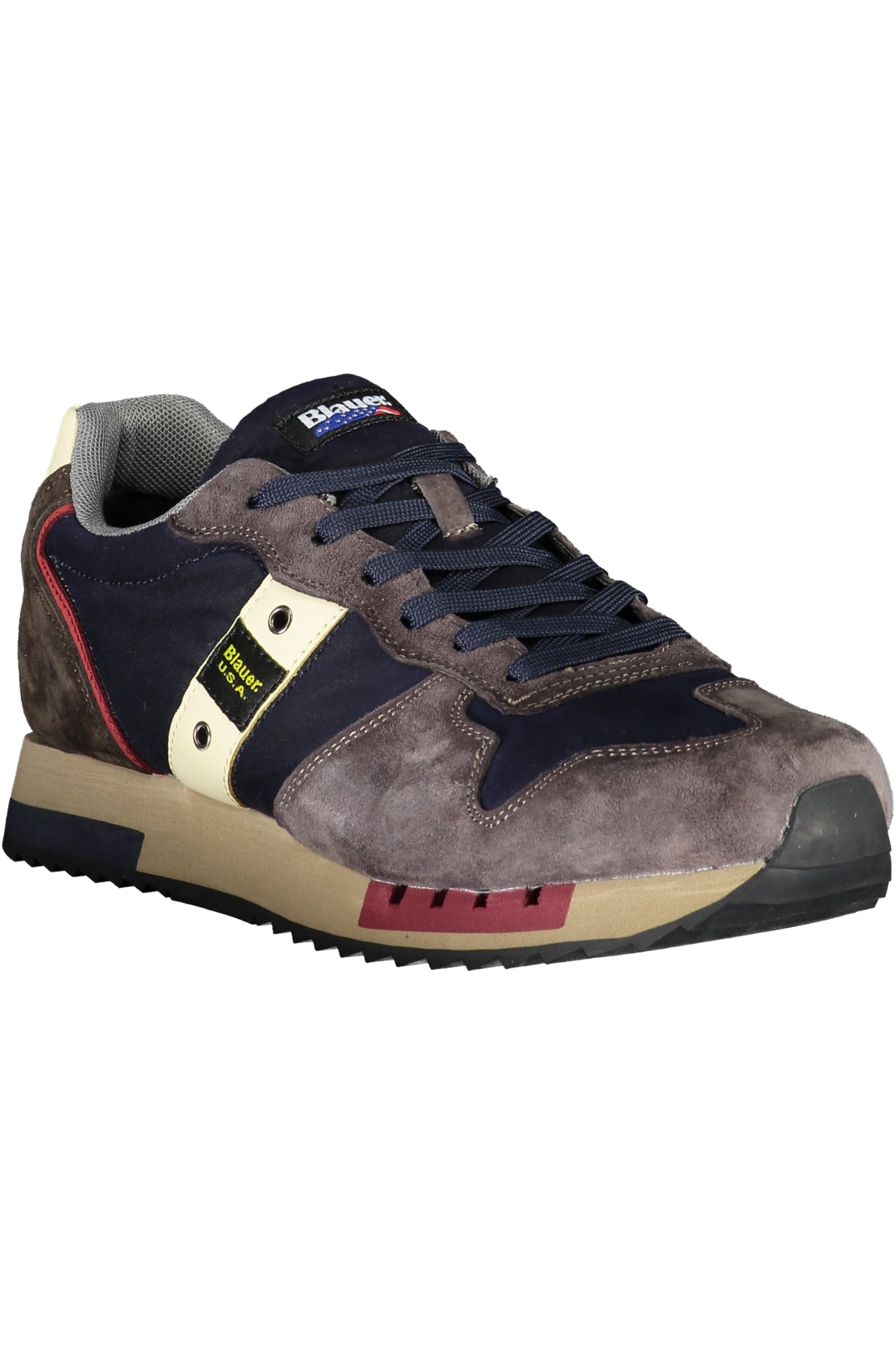 Blue BLAUER men's sports sneakers with cushioned soles and breathable mesh upper for comfortable active wear.