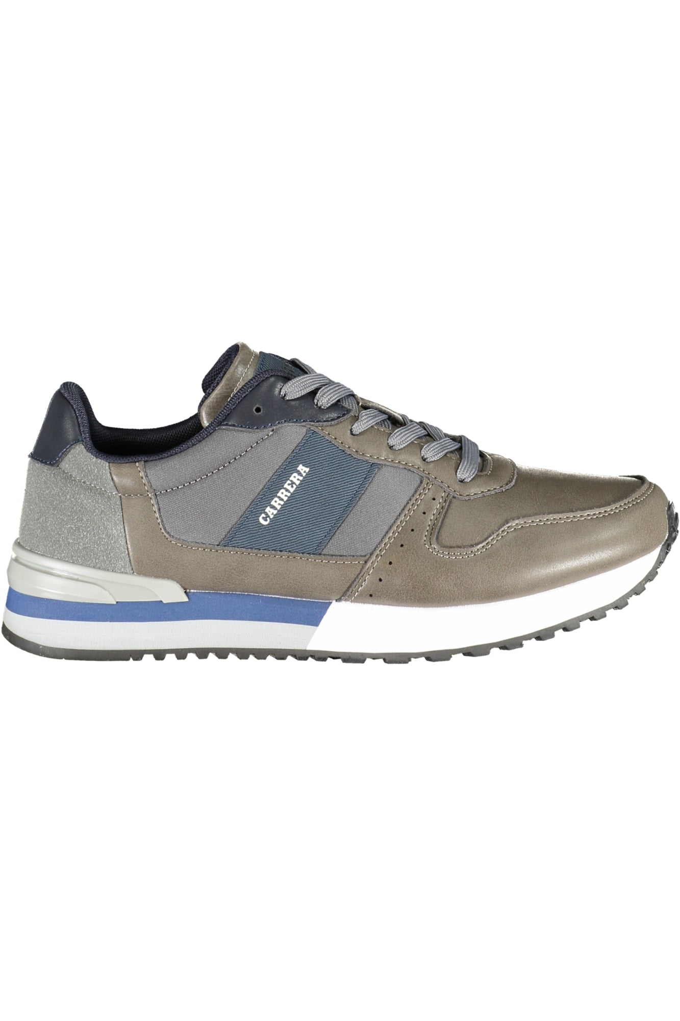 CARRERA brown men's sports shoes with laces and logo detailing
