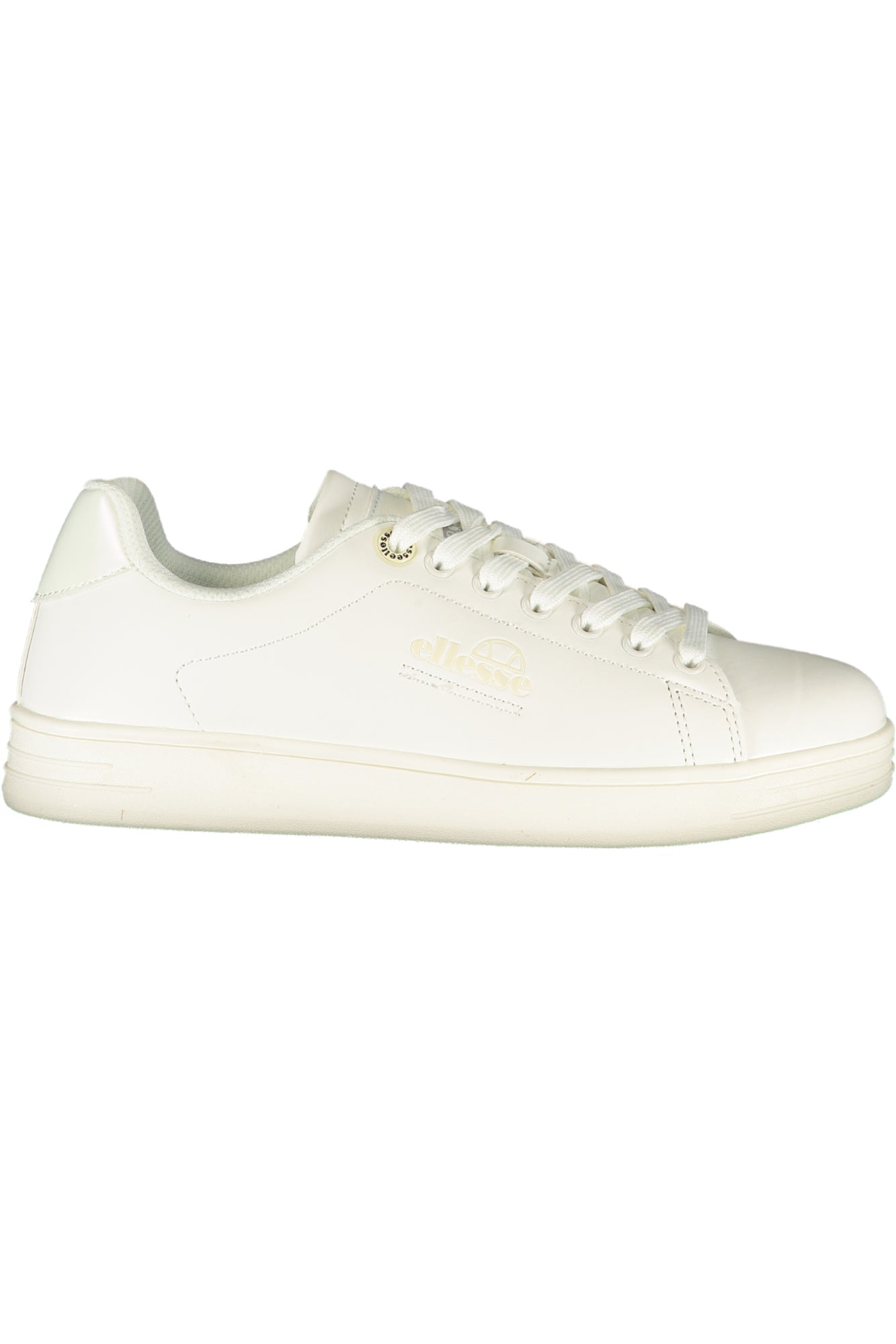 White Ellessee women's sports sneakers with breathable mesh and cushioned soles, designed for active wear.