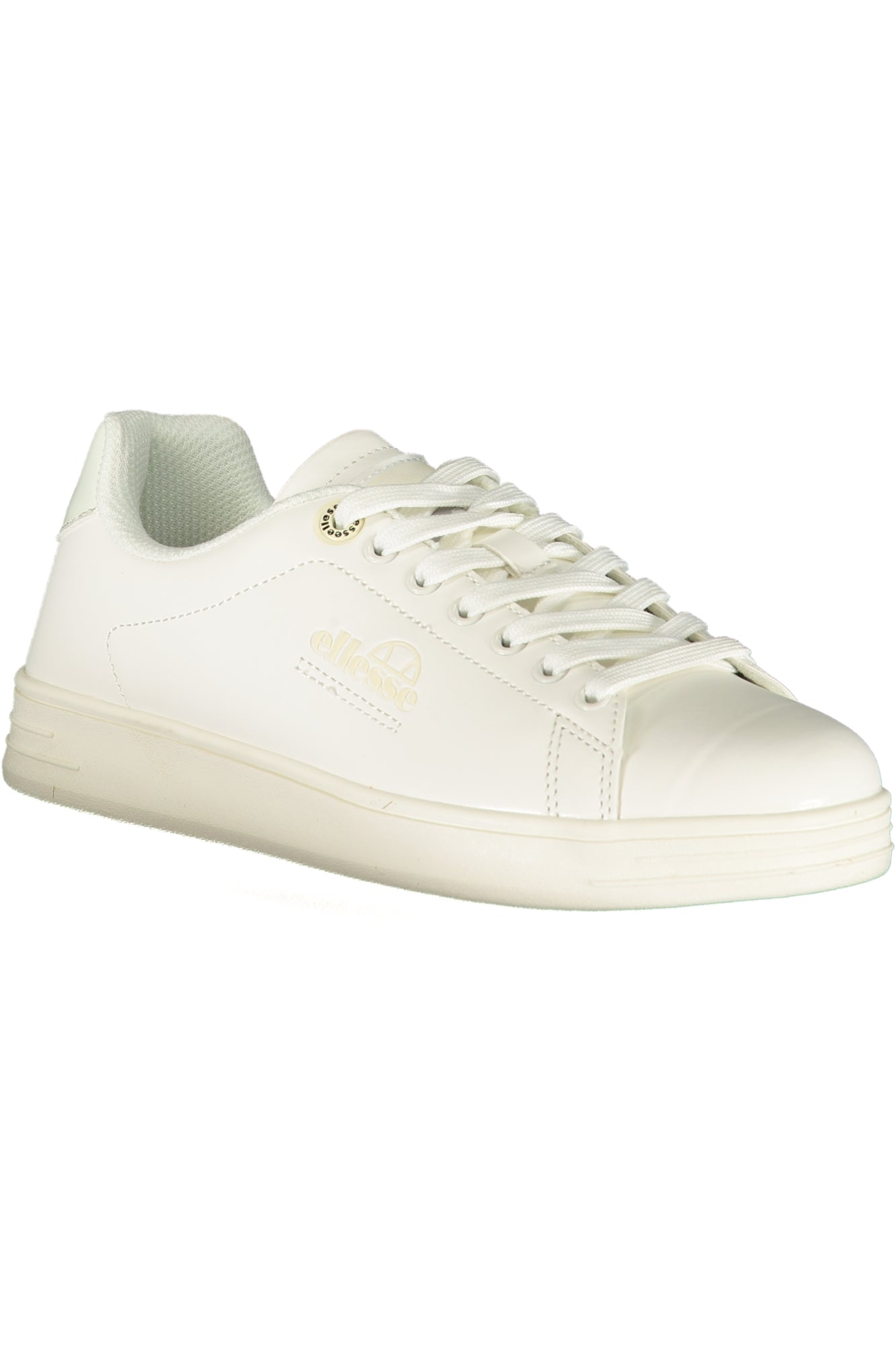 White Ellessee women's sports sneakers with a sleek design and breathable material, perfect for active wear and casual outings.