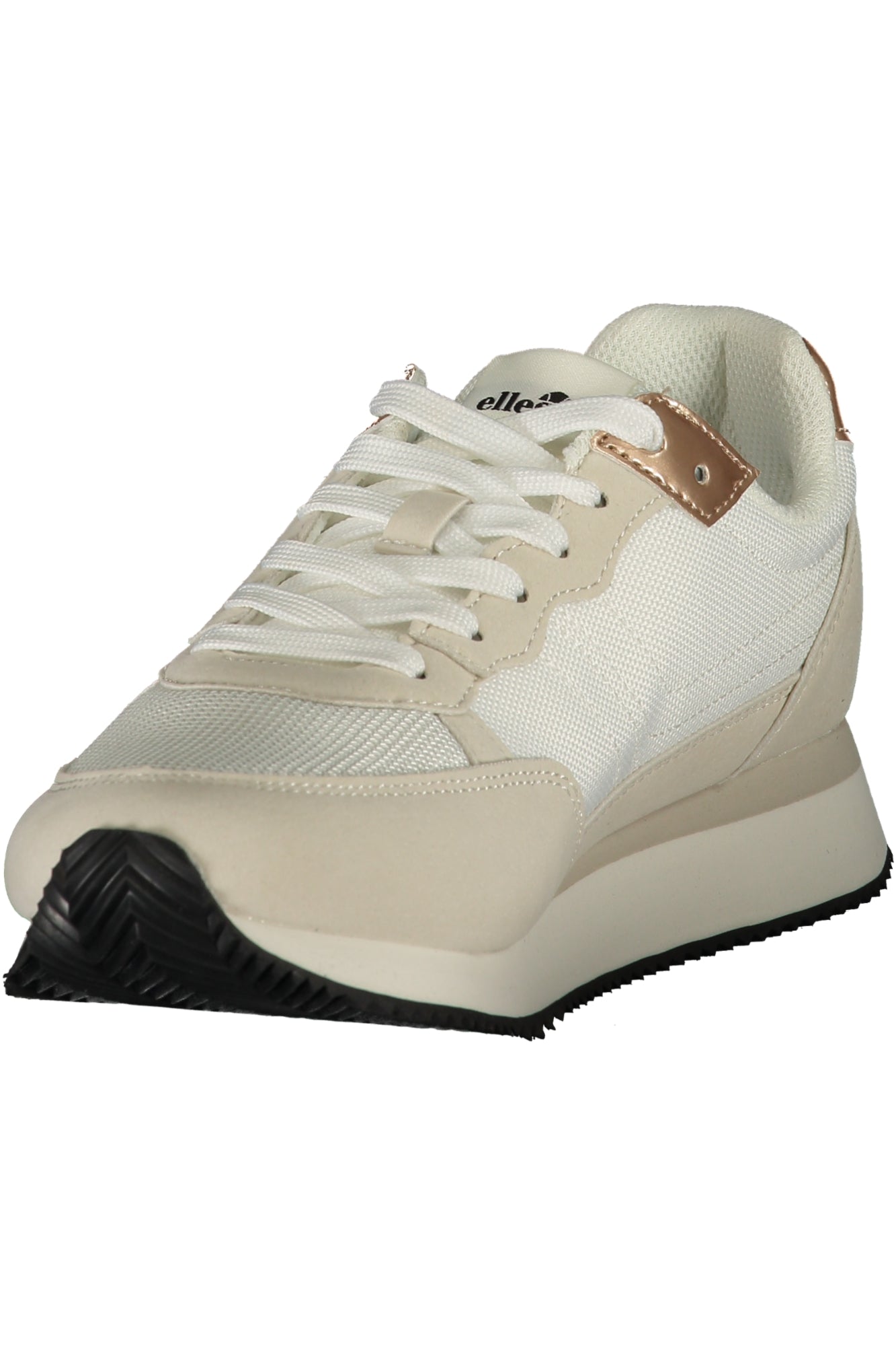 White Ellessee women's sports sneakers, casual athletic shoes with a sleek design and comfortable fit.