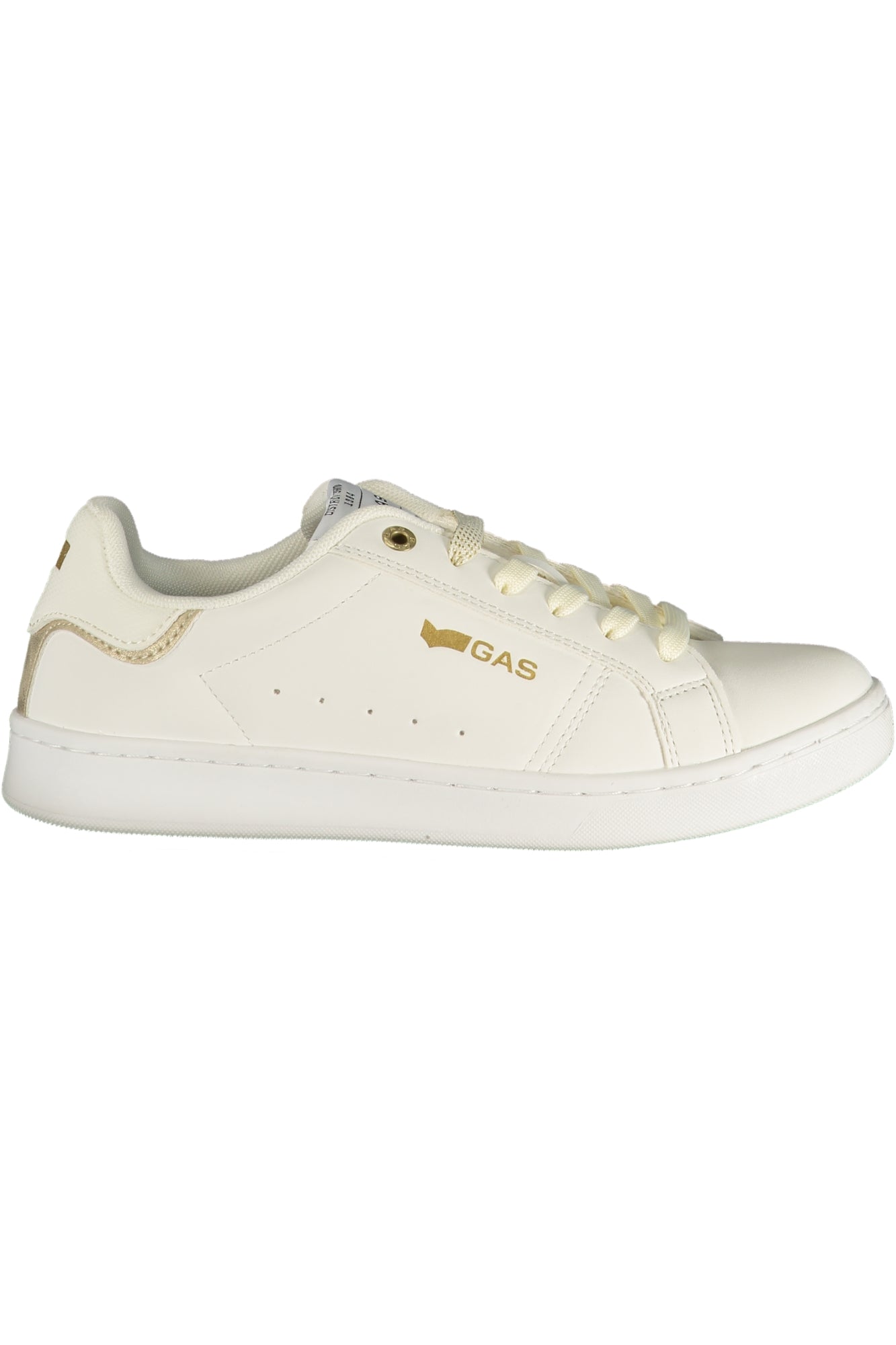 White GAS women's sports sneakers with cushioned soles and stylish design, perfect for active wear and casual outings.