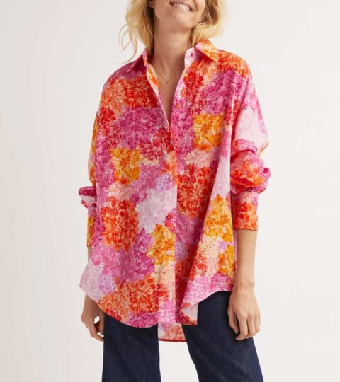 Femme Elise Chalmin Chemises & Blouses | Chemise Nour Peony Bomb