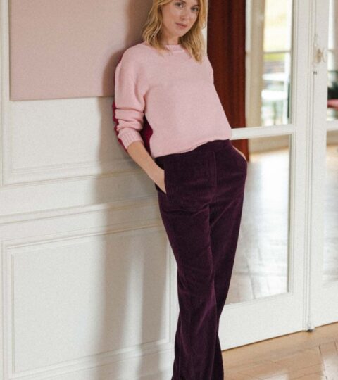 Femme Elise Chalmin Pantalons & Jeans | Pantalon Auguste Prune