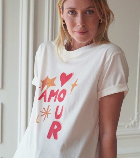 Femme Elise Chalmin T-Shirts & Tops | T-Shirt L’Amour