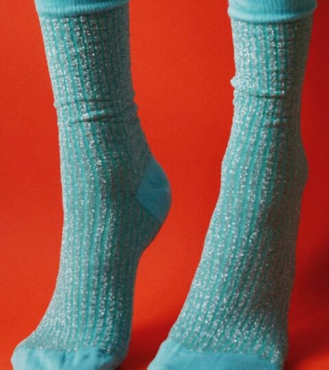 Accessoires Elise Chalmin  | Chaussettes Sam Bleu Ciel