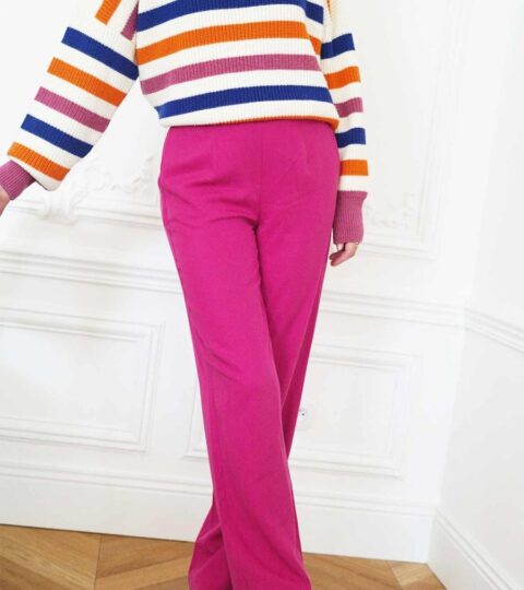 Femme Elise Chalmin Pantalons & Jeans | Pantalon Auguste Magenta