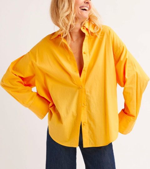 Femme Elise Chalmin Chemises & Blouses | Chemise Nour Jaune